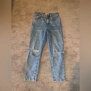 Cotton on ripped mom jeans size 4